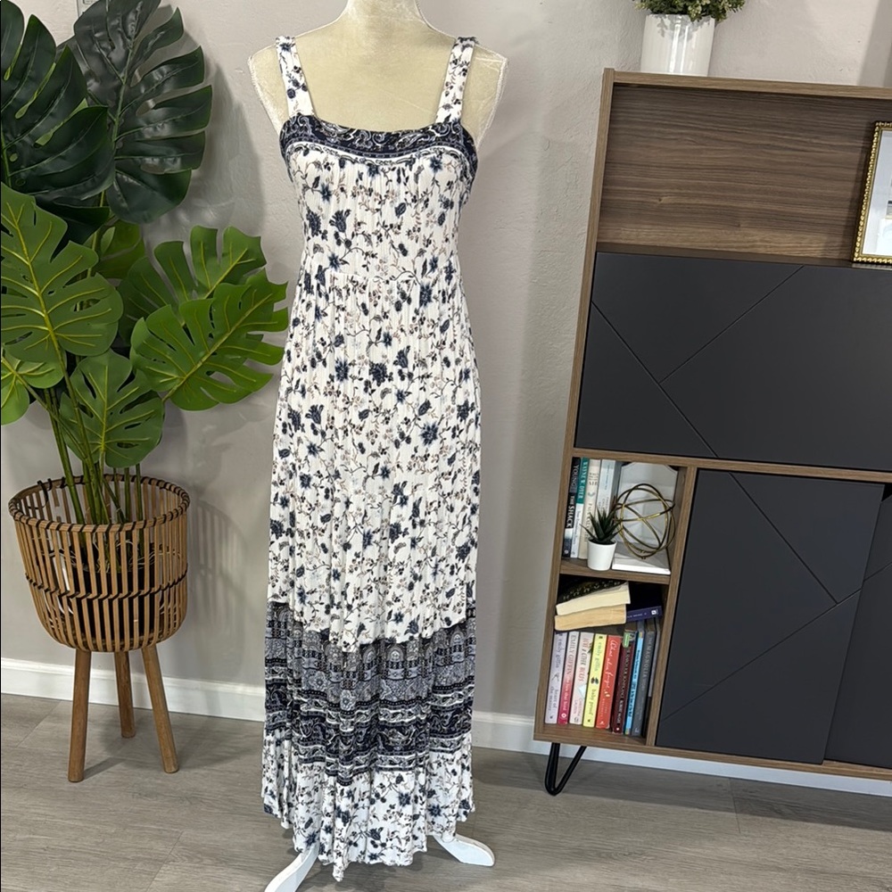 Knox rose boho paisley dainty floral maxi dress